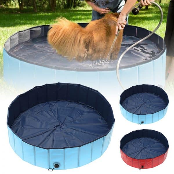 Foldable Dog Swimming Pool PVC Pet Bath Swimming Tub Bathtub Pets Summer Bathing Pools for Dogs Cats Kids Drop Shipping