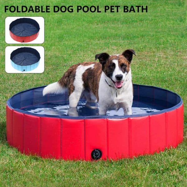 Foldable Dog Swimming Pool PVC Pet Bath Swimming Tub Bathtub Pets Summer Bathing Pools for Dogs Cats Kids Drop Shipping